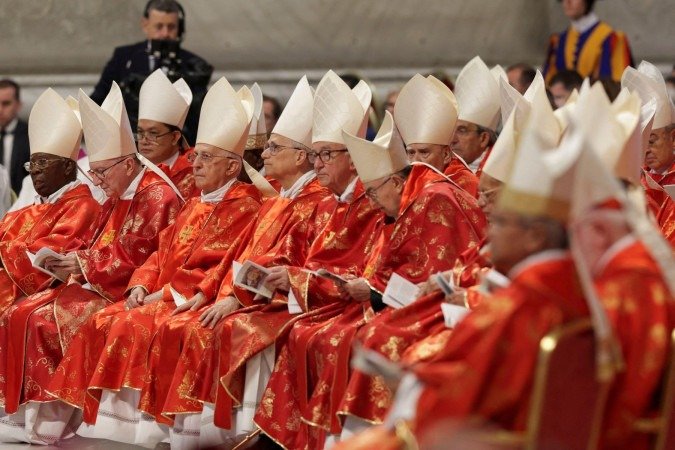 O conclave que irá eleger o sucessor do papa Francisco traz a maior diversidade de cardeais da história, com vários países sendo representados pela primeira vez - (crédito: Reuters) O conclave que irá eleger o sucessor do papa Francisco traz a maior diversidade de cardeais da história, com vários países sendo representados pela primeira vez - (crédito: Reuters)