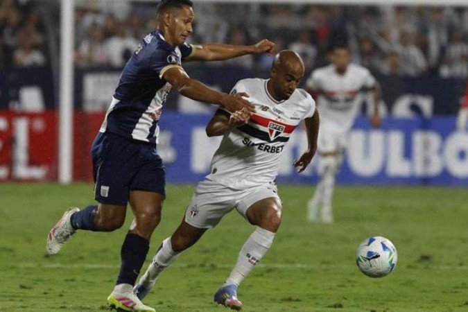Lucas ganhou mais minutos contra o Alianza Lima - (crédito: Foto: Rubens Chiri / São Paulo FC) Lucas ganhou mais minutos contra o Alianza Lima - (crédito: Foto: Rubens Chiri / São Paulo FC)