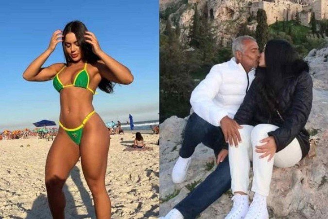 Romário e Alycia engataram relacionamento há pouco mais de seis meses -  (crédito: Foto: Reprodução / Instagram)