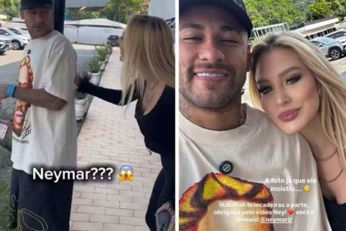 Neymar fez participação como ator em vídeo de humor gravado nas dependências do Santos - (crédito: Foto: Reprodução / Instagram) Neymar fez participação como ator em vídeo de humor gravado nas dependências do Santos - (crédito: Foto: Reprodução / Instagram)