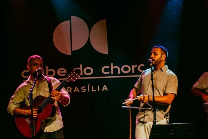 João e Pedro Ferreira no palco juntos - (crédito: Arquvio pessoal) João e Pedro Ferreira no palco juntos - (crédito: Arquvio pessoal)