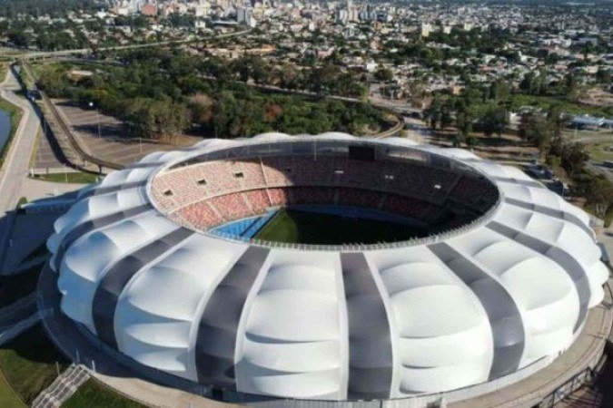 Estádio Único Madre de Ciudades em Santiago del Estero, no norte da Argentina - (crédito: Foto: Divulgação) Estádio Único Madre de Ciudades em Santiago del Estero, no norte da Argentina - (crédito: Foto: Divulgação)