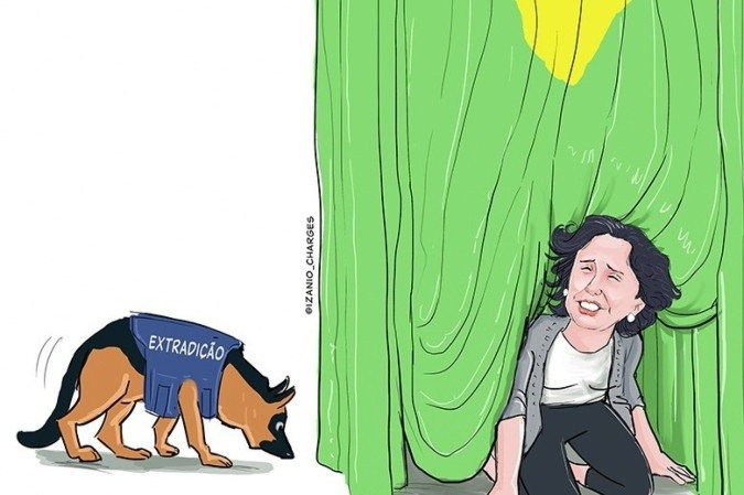 Coluna Esplanada - (crédito: @izano_charges) Coluna Esplanada - (crédito: @izano_charges)