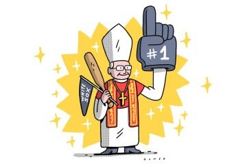 Os rivais Cubs e White Sox, duas das principais equipes do país no taco e que fizeram uma disputa à parte pelo carinho do santo padre -  (crédito: Caio Gomez)