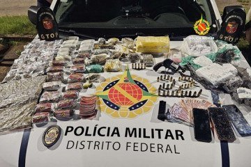Traficante é suspeito de anunciar drogas nas internet - (crédito: Divulgação/PMDF) Traficante é suspeito de anunciar drogas nas internet - (crédito: Divulgação/PMDF)