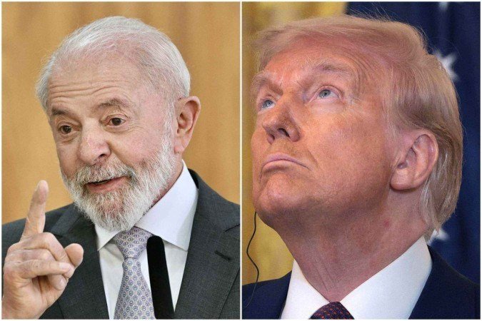 O presidente brasileiro criticou posturas de Trump que, de acordo com ele, enfraquecem o multilateralismo e desrespeitam a autonomia de outras nações - (crédito: EVARISTO SA / AFP e ALEX WONG / GETTY IMAGES NORTH AMERICA / Getty Images via AFP) O presidente brasileiro criticou posturas de Trump que, de acordo com ele, enfraquecem o multilateralismo e desrespeitam a autonomia de outras nações - (crédito: EVARISTO SA / AFP e ALEX WONG / GETTY IMAGES NORTH AMERICA / Getty Images via AFP)