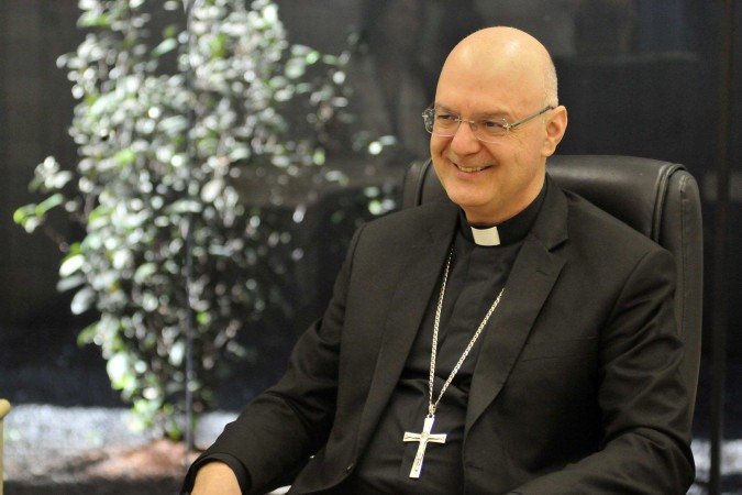 O bispo auxiliar de Brasília, Dom Denilson, ressalta que o pontífice, Leão XIV, é uma das pessoas mais preparadas para guiar a Igreja - (crédito: Minervino Júnior/CB/D.A.Press) O bispo auxiliar de Brasília, Dom Denilson, ressalta que o pontífice, Leão XIV, é uma das pessoas mais preparadas para guiar a Igreja - (crédito: Minervino Júnior/CB/D.A.Press)