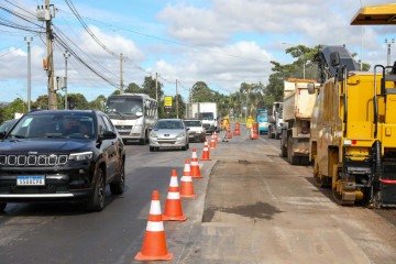 Pela via passam cerca de 30 mil veículos diariamente -  (crédito: Foto: Agência Brasília)