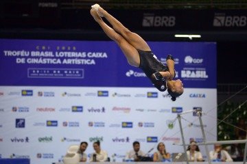  Troféu Brasil 2025 mostra força da ginástica artística com público recorde e novos talentos. -  (crédito:  Minervino Junior/CB/D.A Press)