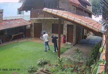 Imagens do furto pelas câmeras de segurança -  (crédito: Reprodução/Redes Sociais)