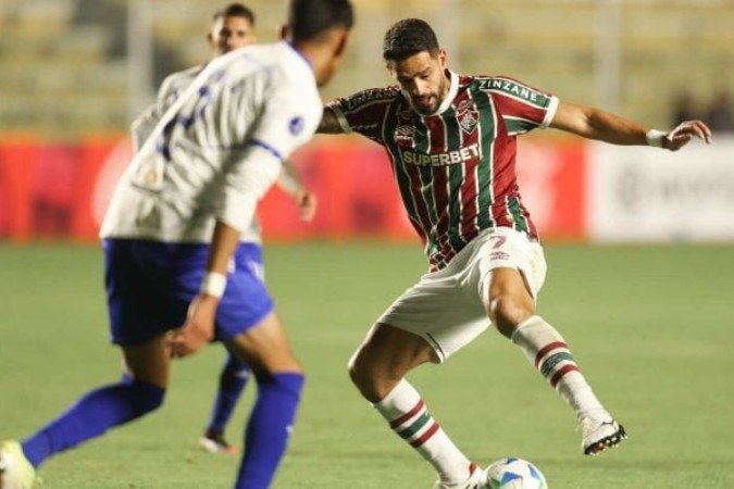 Renato Augusto entrou no intervalo da partida contra o San José - (crédito: Foto: Marcelo Gonçalves/Fluminense) Renato Augusto entrou no intervalo da partida contra o San José - (crédito: Foto: Marcelo Gonçalves/Fluminense)