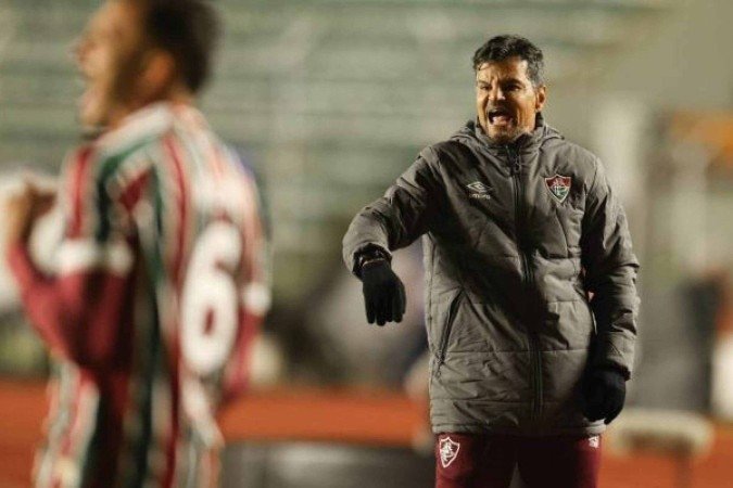 Alexandre Mendes comandou o Fluminense pela segunda vez na Sul-Americana  -  (crédito: Foto: Marcelo Gonçalves/Fluminense)