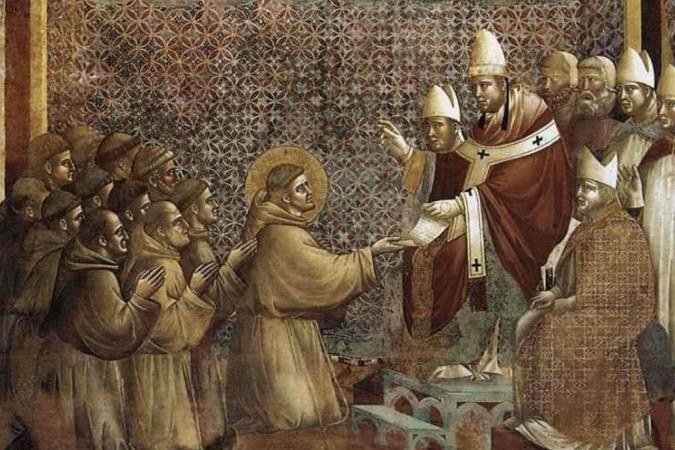 Igrejinha da Porciúncula, hoje contida dentro de uma basílica maior, em Assis, na Itália. Essa igrejinha do século 4 era onde Francisco de Assis, Leão de Assis e seus companheiros rezavam - (crédito: Edison Veiga) Igrejinha da Porciúncula, hoje contida dentro de uma basílica maior, em Assis, na Itália. Essa igrejinha do século 4 era onde Francisco de Assis, Leão de Assis e seus companheiros rezavam - (crédito: Edison Veiga)