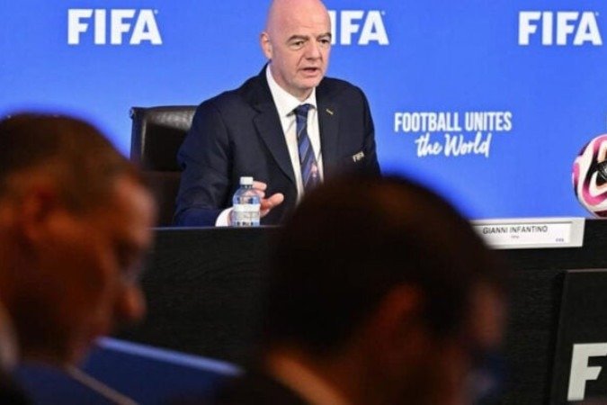 Gianni Infantino destacou a importância de endurecer a luta contra o racismo - (crédito: - Foto: Divulgação / Gianni Infantino) Gianni Infantino destacou a importância de endurecer a luta contra o racismo - (crédito: - Foto: Divulgação / Gianni Infantino)