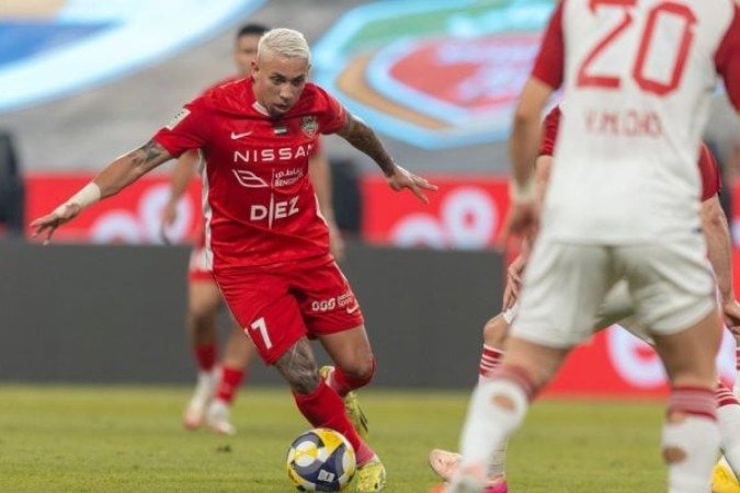 Guilherme Bala soma quatro títulos nesta temporada - (crédito: Divulgação/Shabab Al-Ahli) Guilherme Bala soma quatro títulos nesta temporada - (crédito: Divulgação/Shabab Al-Ahli)