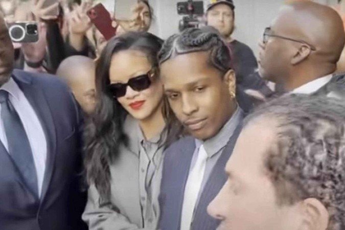 A$AP Rocky e Rihanna - (crédito: Reprodução) A$AP Rocky e Rihanna - (crédito: Reprodução)