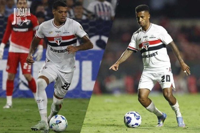 São Paulo avança para manter Marcos Antônio e Ruan Tressoldi até o final do ano - (crédito: Foto: Rubens Chiri e Paulo Pinto / São Paulo FC) São Paulo avança para manter Marcos Antônio e Ruan Tressoldi até o final do ano - (crédito: Foto: Rubens Chiri e Paulo Pinto / São Paulo FC)