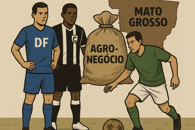 Times candangos terão rivais impulsionados por investimentos do agronegócio na rodada da Série D do Campeonato Brasileiro - (crédito: Inteligência Artificial/Chat GPT) Times candangos terão rivais impulsionados por investimentos do agronegócio na rodada da Série D do Campeonato Brasileiro - (crédito: Inteligência Artificial/Chat GPT)