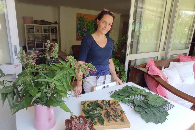 A chef Lurdinha conheceu as plantas em 2007 