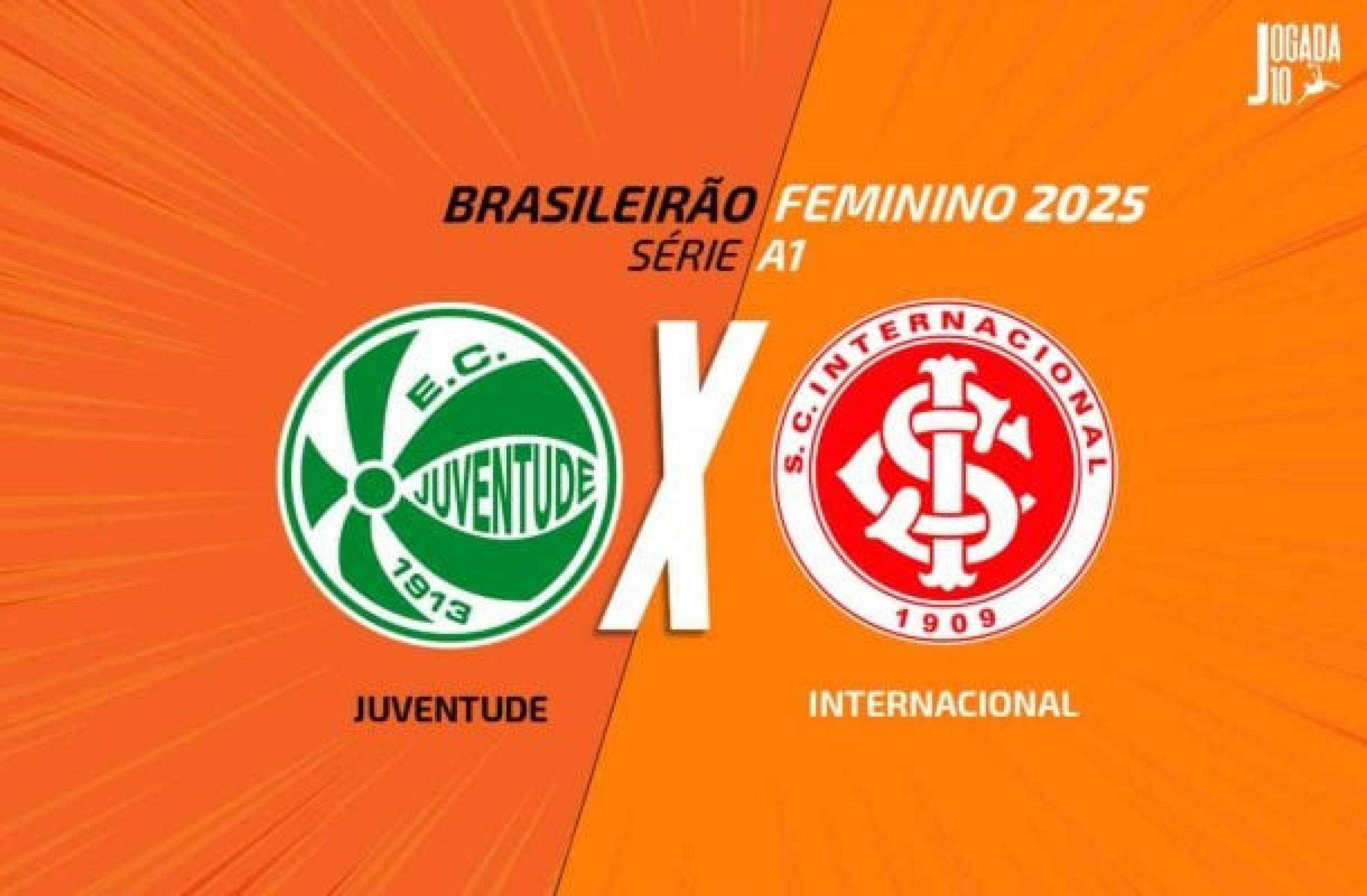 Juventude x Internacional (feminino): onde assistir, escalações e arbitragem