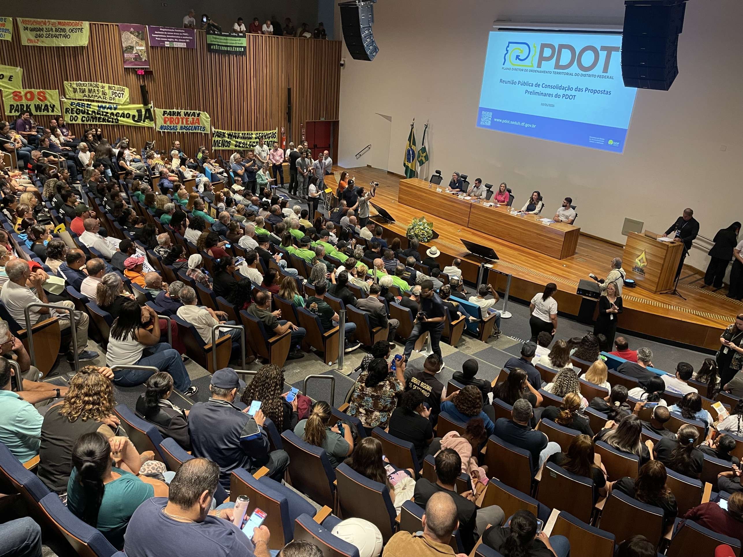 Durante o encontro no último sábado, os participantes da audiência pública tiveram acesso a salas de debate temáticas, com seis eixos entre a manhã e a tarde
