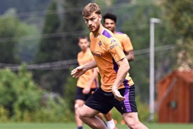 Jogadores da Fiorentina durante treinamento da equipe - (crédito: Foto: Divulgação) Jogadores da Fiorentina durante treinamento da equipe - (crédito: Foto: Divulgação)