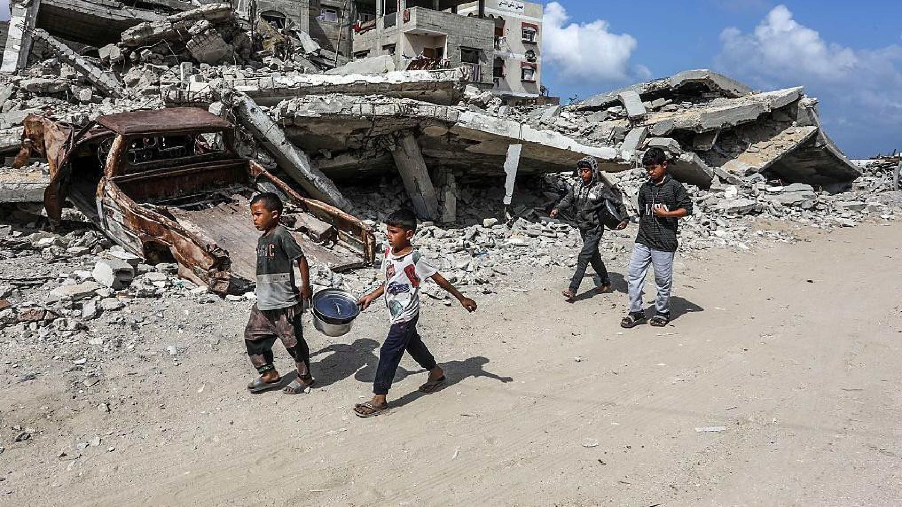 O plano inclui propostas para transferir os palestinos para o sul de Gaza -  (crédito: Getty Images)