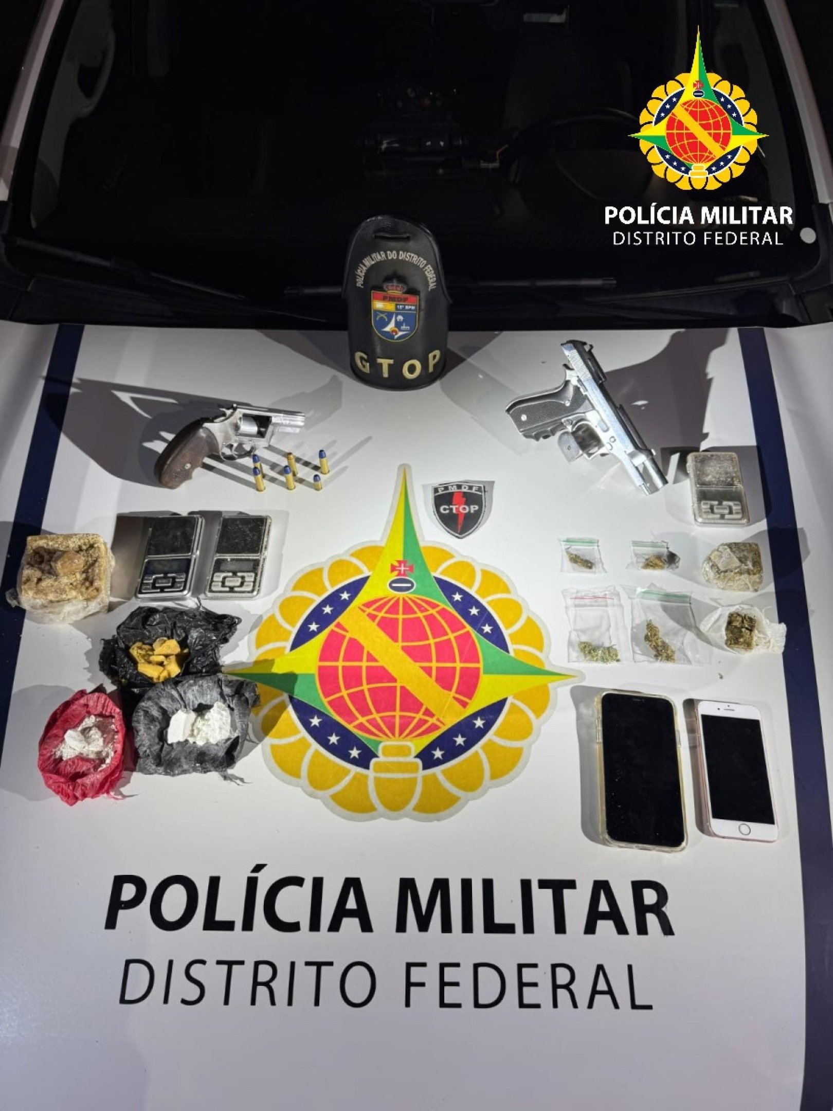Homem é preso por tráfico de drogas e posse ilegal de armas na Estrutural