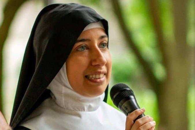 Freira Aline Pereira Ghammachi é natural do Amapá - (crédito: Divulgação/Vaticano) Freira Aline Pereira Ghammachi é natural do Amapá - (crédito: Divulgação/Vaticano)