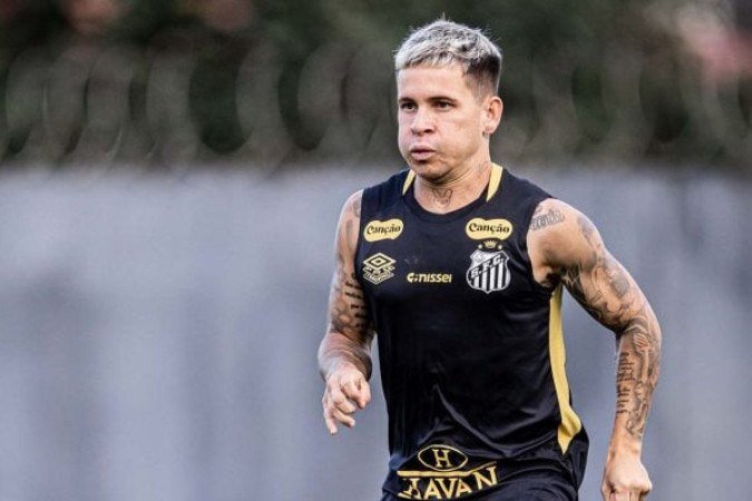 Soteldo não marca um gol há seis meses - (crédito: Foto: Raul Baretta/Santos FC) Soteldo não marca um gol há seis meses - (crédito: Foto: Raul Baretta/Santos FC)