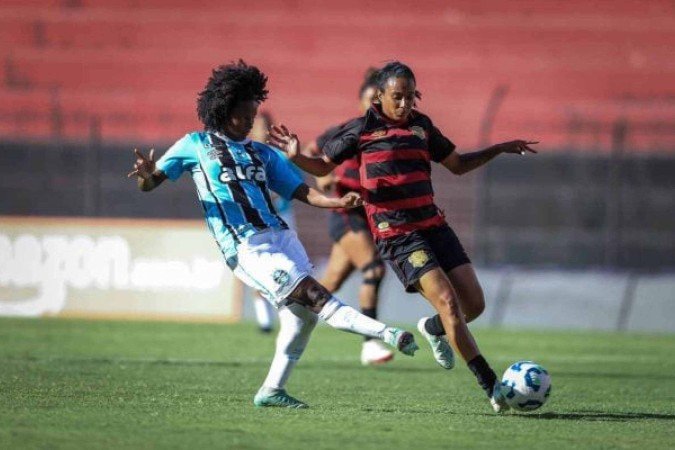 Sport e Grêmio pela 10° rodada do Brasileirão Feminino - (crédito: CAROLINE MOTTA/GRÊMIO FBPA) Sport e Grêmio pela 10° rodada do Brasileirão Feminino - (crédito: CAROLINE MOTTA/GRÊMIO FBPA)