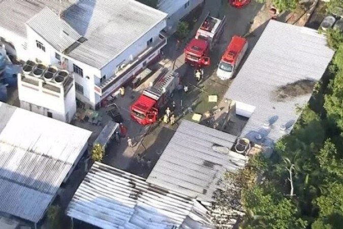 Incêndio no Ninho do Urubu resultou na morte de dez jogadores da base do Flamengo - (crédito: - Foto: Reprodução TV) Incêndio no Ninho do Urubu resultou na morte de dez jogadores da base do Flamengo - (crédito: - Foto: Reprodução TV)