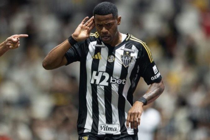 Júnior Santos, atacante do Atlético-MG - (crédito: Foto: Pedro Souza / Atletico MG) Júnior Santos, atacante do Atlético-MG - (crédito: Foto: Pedro Souza / Atletico MG)