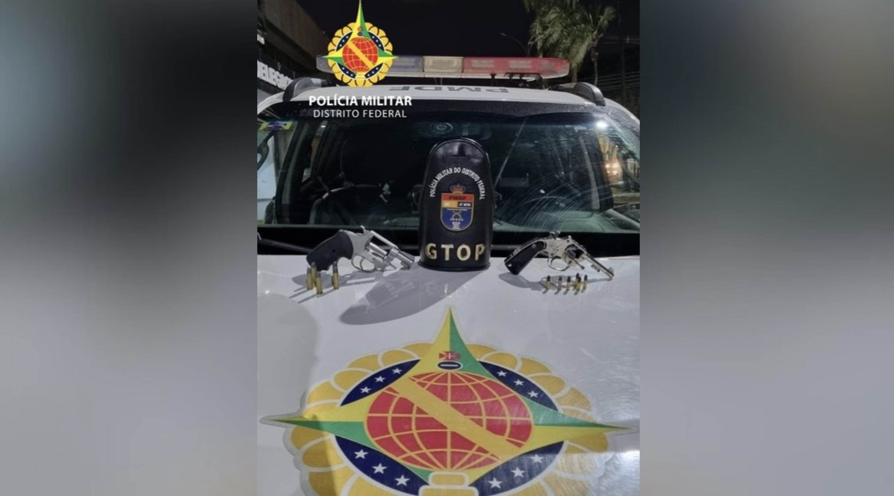 Vigilantes são presos em flagrante por porte ilegal de armas de fogo