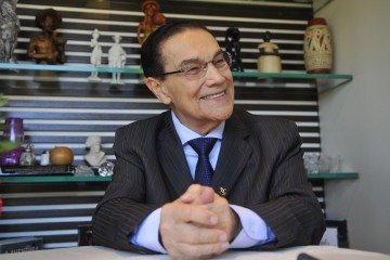 Divaldo Franco lutava contra um câncer de bexiga e vinha recebendo cuidados médicos em casa -  (crédito: Minervino Junior/CB/D.A Press)