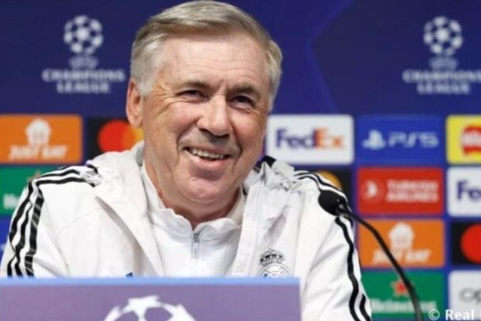 Ancelotti. Do real Madrid para a Seleção Brasileira - (crédito: Foto: Antonio Villalba e Pedro Castillo/Real Madrid) Ancelotti. Do real Madrid para a Seleção Brasileira - (crédito: Foto: Antonio Villalba e Pedro Castillo/Real Madrid)