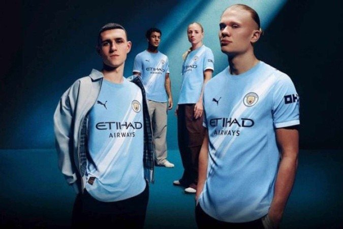 Manchester City divulga novo uniforme para temporada 2025/26 - (crédito: Divulgação/Puma/Man. City) Manchester City divulga novo uniforme para temporada 2025/26 - (crédito: Divulgação/Puma/Man. City)