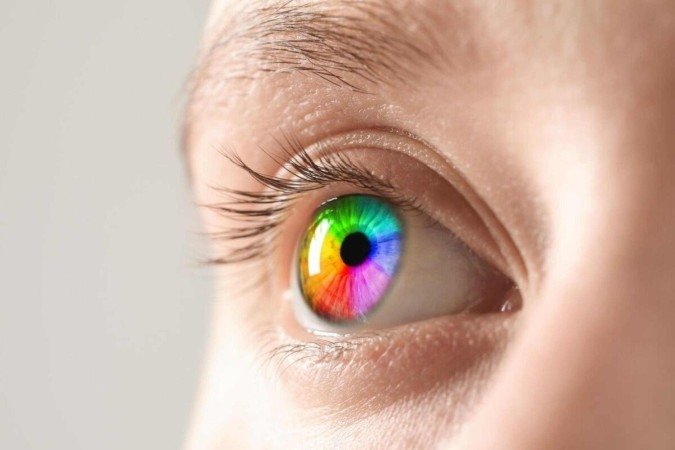 Há cores que o olho humano não consegue enxergar (Imagem: New Africa | Shutterstock) - (crédito: EdiCase) Há cores que o olho humano não consegue enxergar (Imagem: New Africa | Shutterstock) - (crédito: EdiCase)