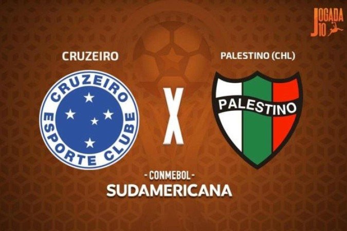 Cruzeiro e Palestino se enfrentam nesta quarta-feira (14), pela Sul-Americana - (crédito: Foto: Arte/Jogada10) Cruzeiro e Palestino se enfrentam nesta quarta-feira (14), pela Sul-Americana - (crédito: Foto: Arte/Jogada10)