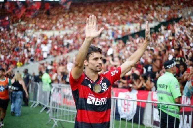 Rodrigo Caio teve uma agem brilhante pelo Flamengo como jogador, com muitos títulos - (crédito: Foto: Gilvan de Souza/CRF) Rodrigo Caio teve uma agem brilhante pelo Flamengo como jogador, com muitos títulos - (crédito: Foto: Gilvan de Souza/CRF)