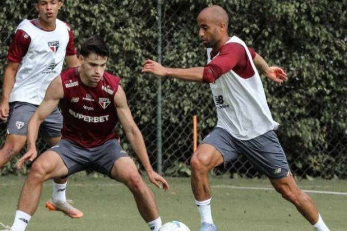Lucas não enfrentará o Libertad nesta quarta-feira  -  (crédito: Foto: Erico Leonan / São Paulo FC)