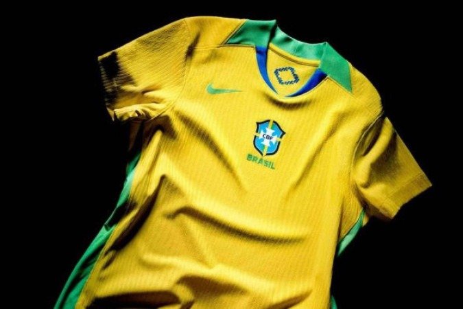 Novo uniforme da Seleção Brasileira Feminina - (crédito: Foto: Divulgação/CBF/Nike) Novo uniforme da Seleção Brasileira Feminina - (crédito: Foto: Divulgação/CBF/Nike)