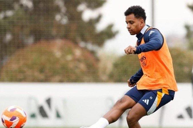 Rodrygo não vai para o jogo contra o Mallorca, pela 36ª rodada do Campeonato Espanhol - (crédito: Foto: Divulgação) Rodrygo não vai para o jogo contra o Mallorca, pela 36ª rodada do Campeonato Espanhol - (crédito: Foto: Divulgação)