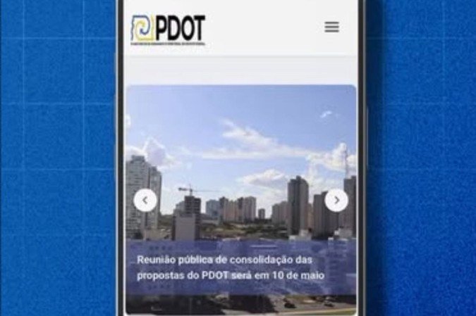 Nova ferramenta auxilia população a contribuir com a minuta do PDOT
- (crédito: Seduh) Nova ferramenta auxilia população a contribuir com a minuta do PDOT
- (crédito: Seduh)
