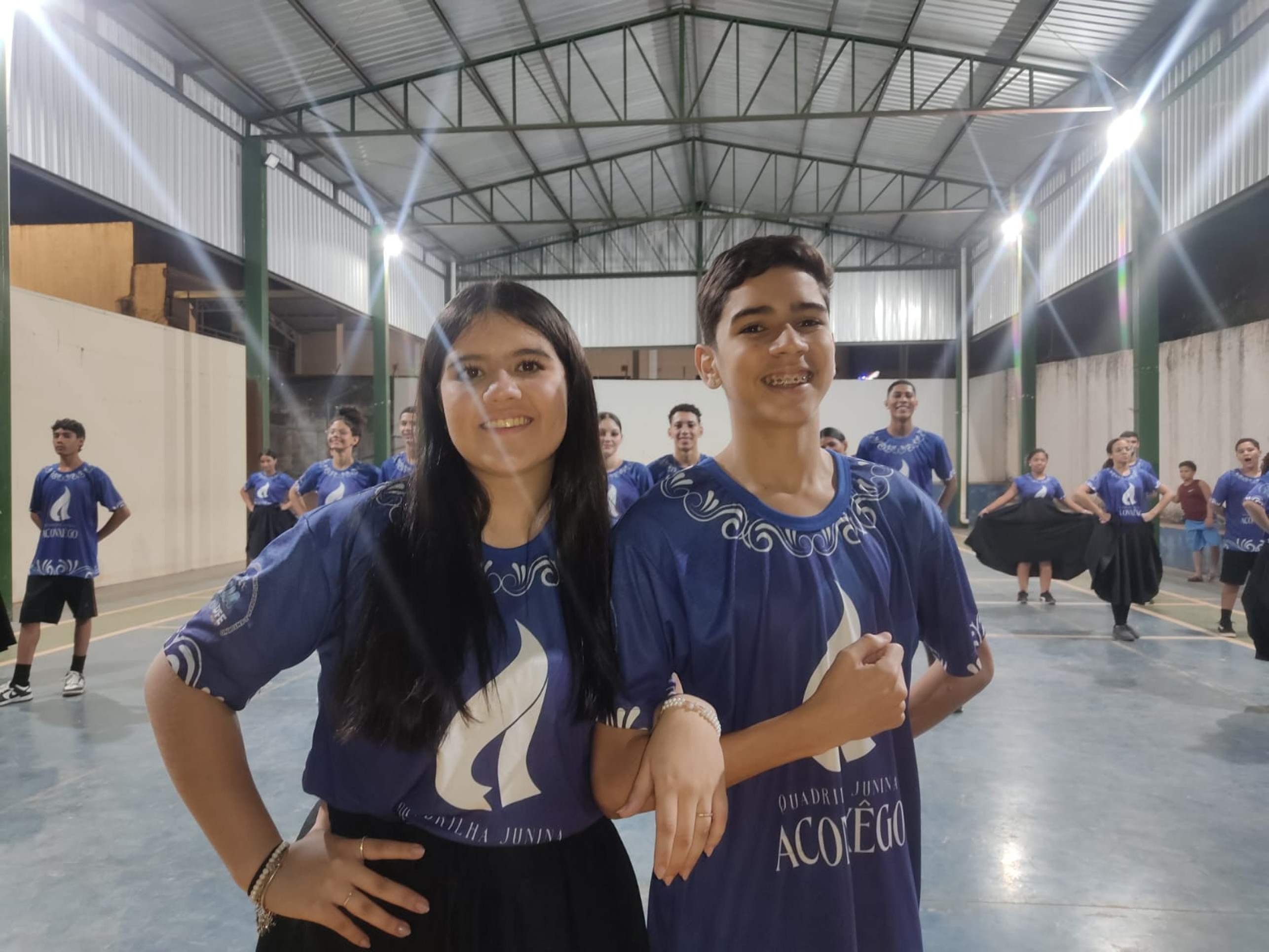 Samantha e Miguel formam um dos casais da Aconxêgo: 