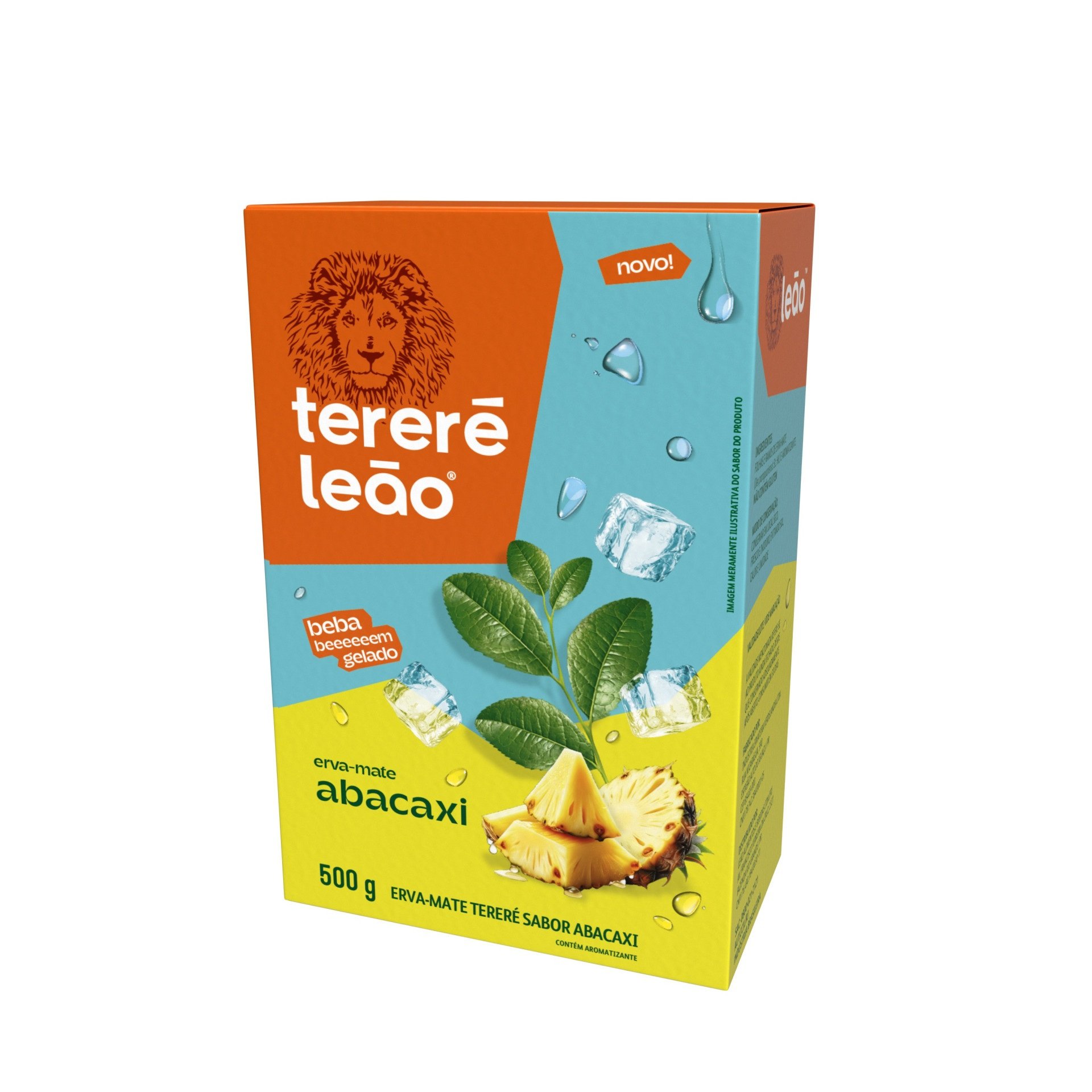 Tereré Erva Mate Sabor Abacaxi Leão 500g (R$ 25,99)
