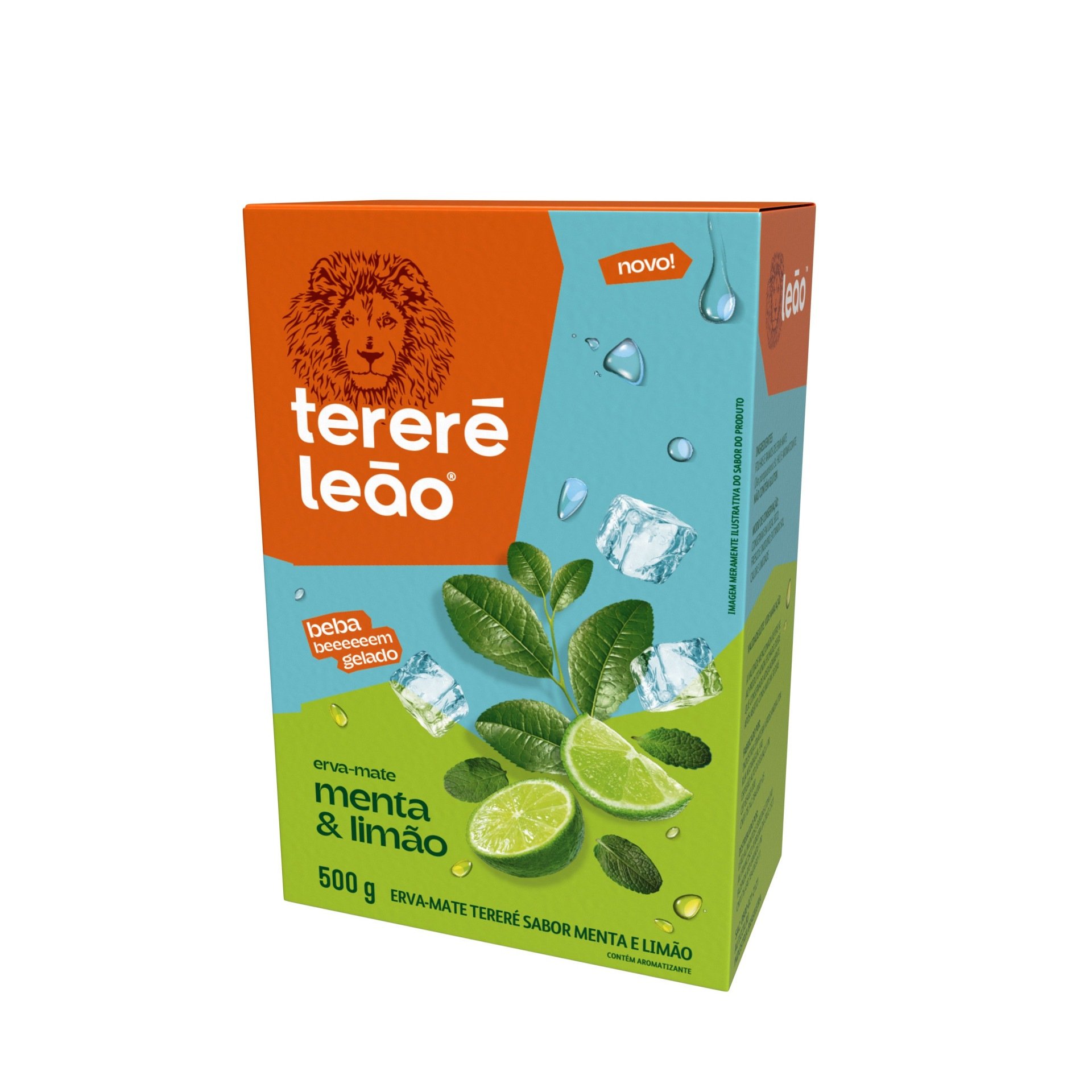Tereré Erva Mate Sabor Menta e Limão Leão 500g (R$ 25,99)