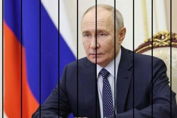 STJ teve de julgar um HC que pedia a prisão do presidente da Rússia, Vladimir Putin -  (crédito: Reprodução Sergei Ilyin/AFP)