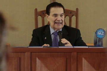 Divaldo Franco morreu aos 98 anos, na noite de terça-feira (13/5) -  (crédito: Ana Rayssa/Esp. CB/D.A Press)