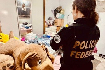 Operação Proteção Integral II ocorreu na manhã desta quarta-feira (14) em todo o país -  (crédito: Divulgação/PF)